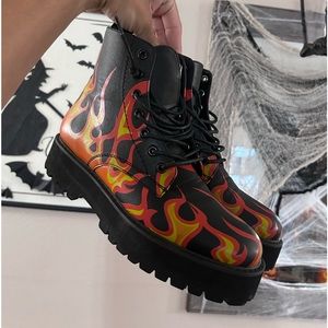 Flame boots
